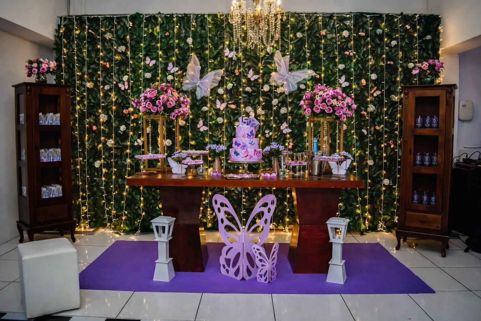 Entrada do salão de festas