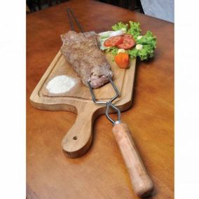 Miniatura de Espeto Duplo para churrasco